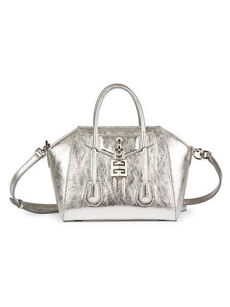 silver givenchy antigona bag|Givenchy antigona shopper.